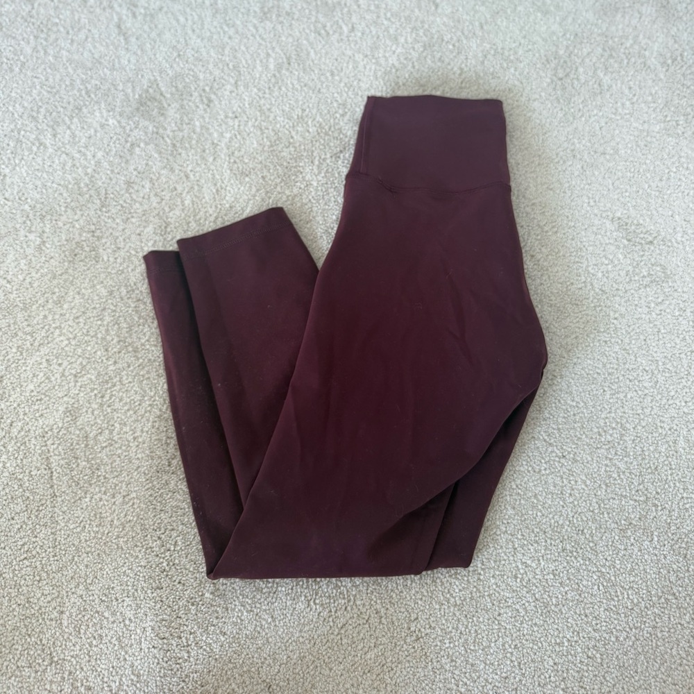 Lululemon Maroon Leggings